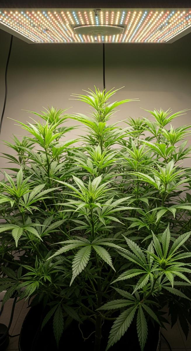 a led led plant growing toward a grow light overhead, for difference between led lights led grow lights