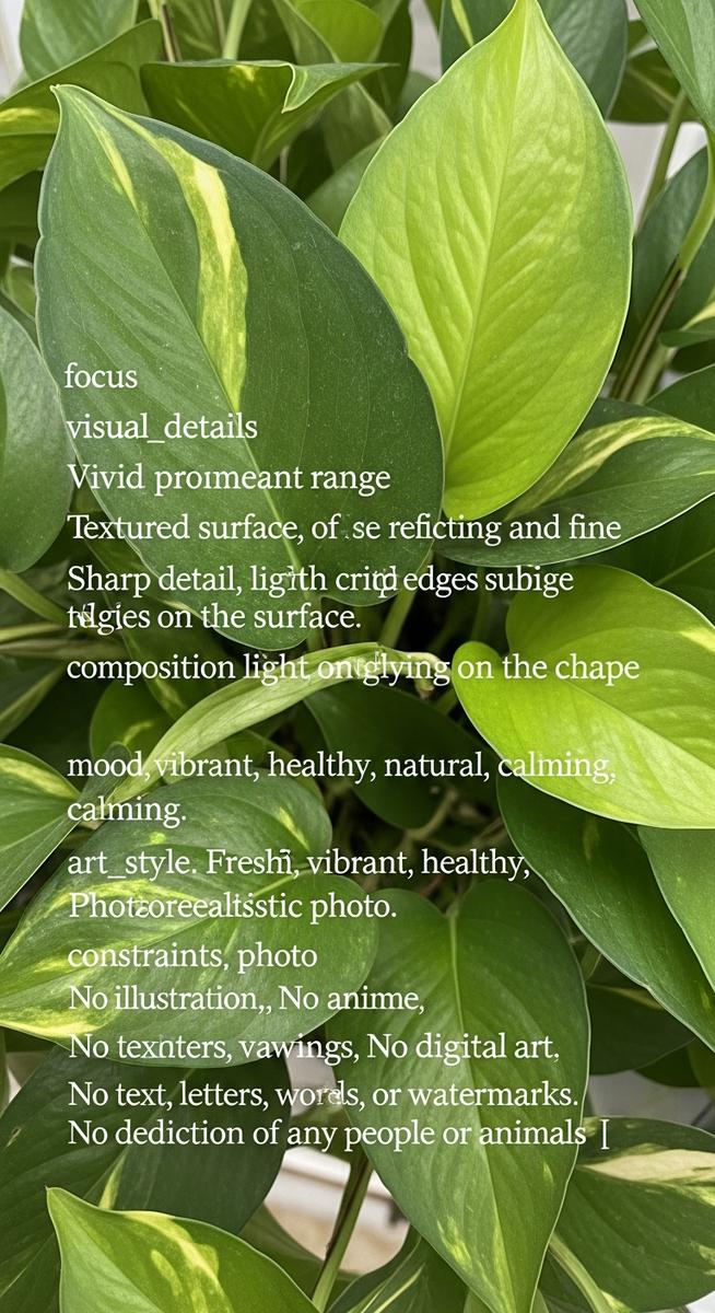 close-up of healthy pothos leaves showing vivid colour and texture, for golden pothos care guide