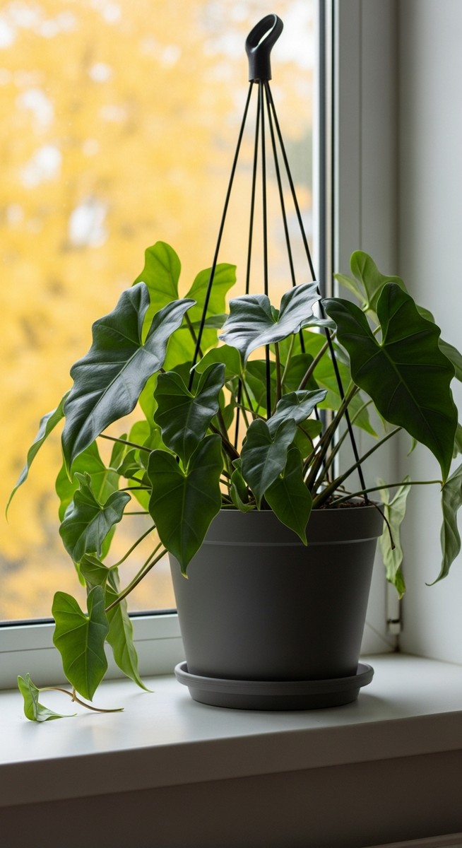 a houseplant care fall plant thriving in a autumn home interior in autumn