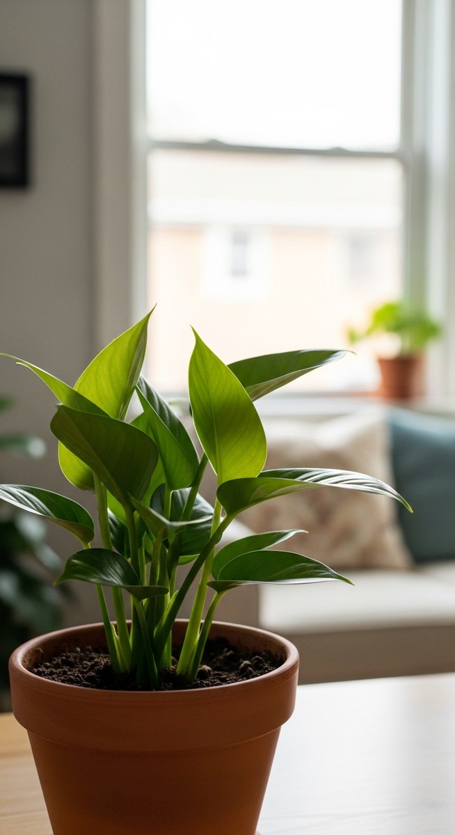 a houseplant care spring plant thriving in a spring home interior in spring
