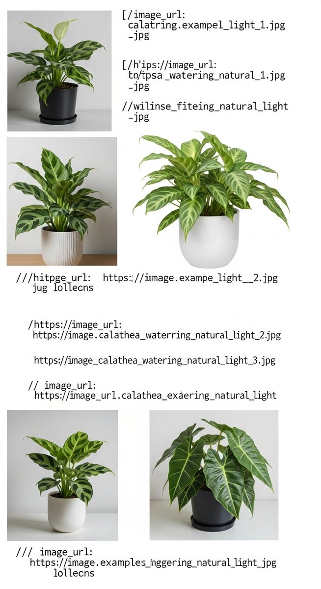 a person watering a calathea plant with a watering can, for how often to water calathea