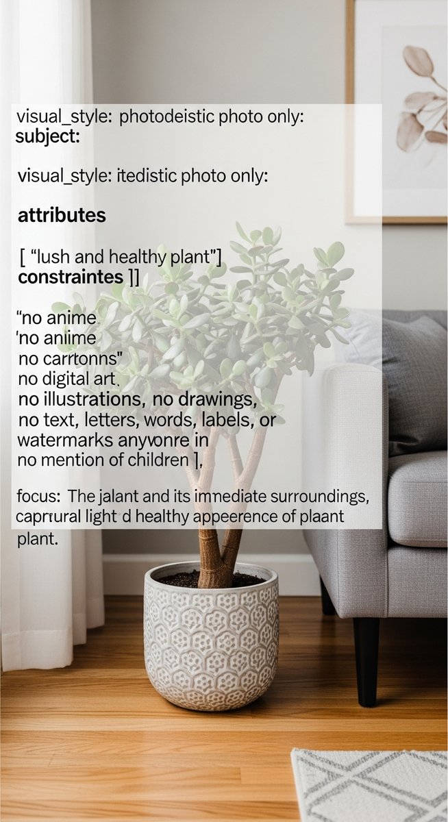 a jade plant plant in a decorative pot on a wooden floor