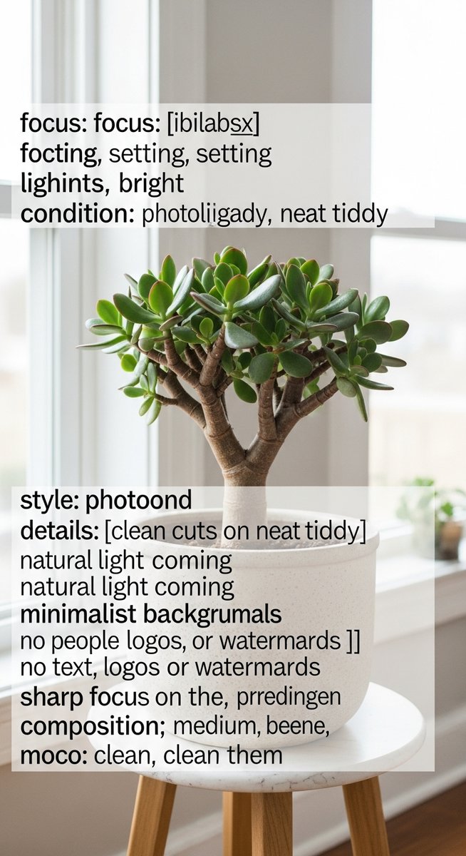 a freshly pruned jade plant plant looking neat and tidy