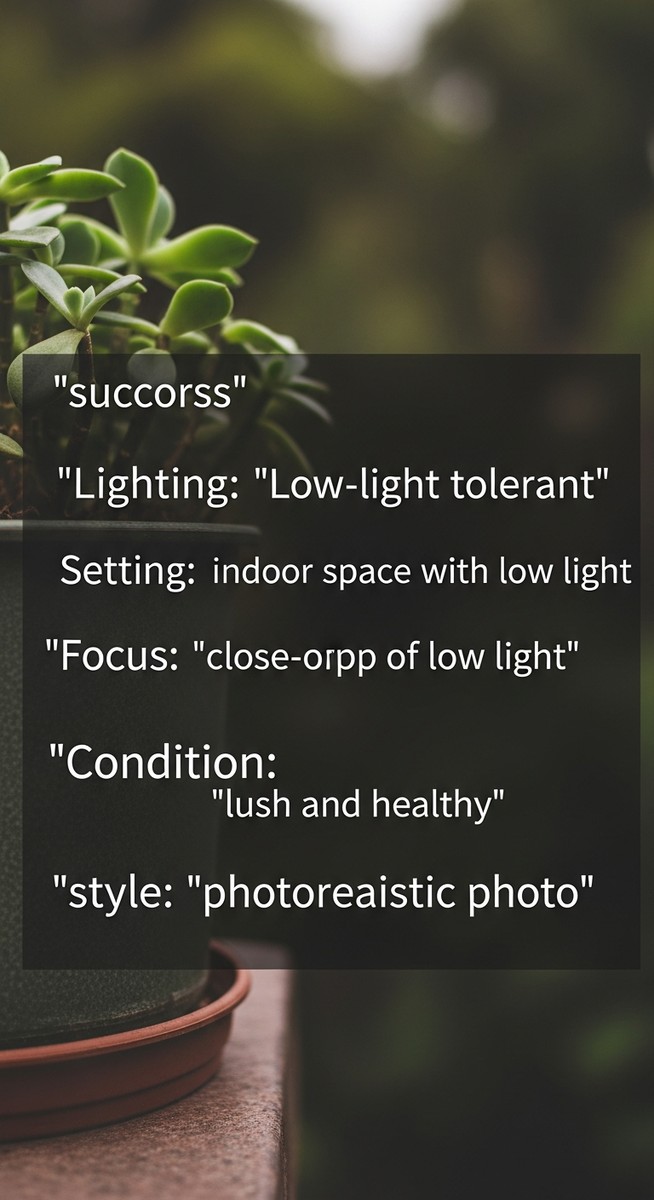 close-up of low-light tolerant succulent plants leaves looking lush in a indoor space with low light