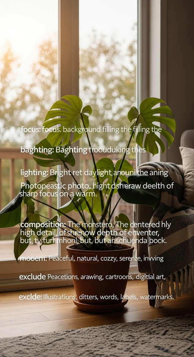 a monstera plant in a pot near a bright window
