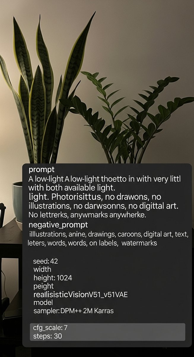 a low-light tolerant houseplants such as snake plant and ZZ plant with its leaves oriented toward the light in a dim room with very little natural light