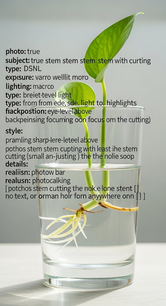 A pothos stem cutting with a node and leaf sitting in a clear glass of water