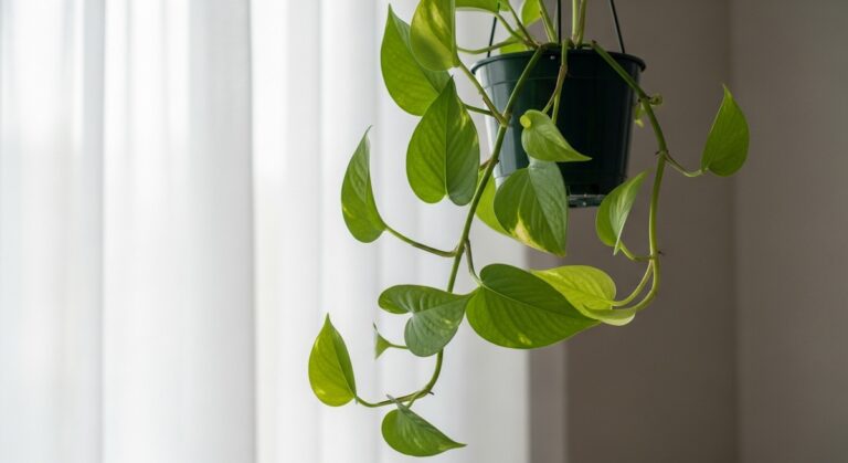 a pothos plant with drooping and wilting leaves, for pothos drooping