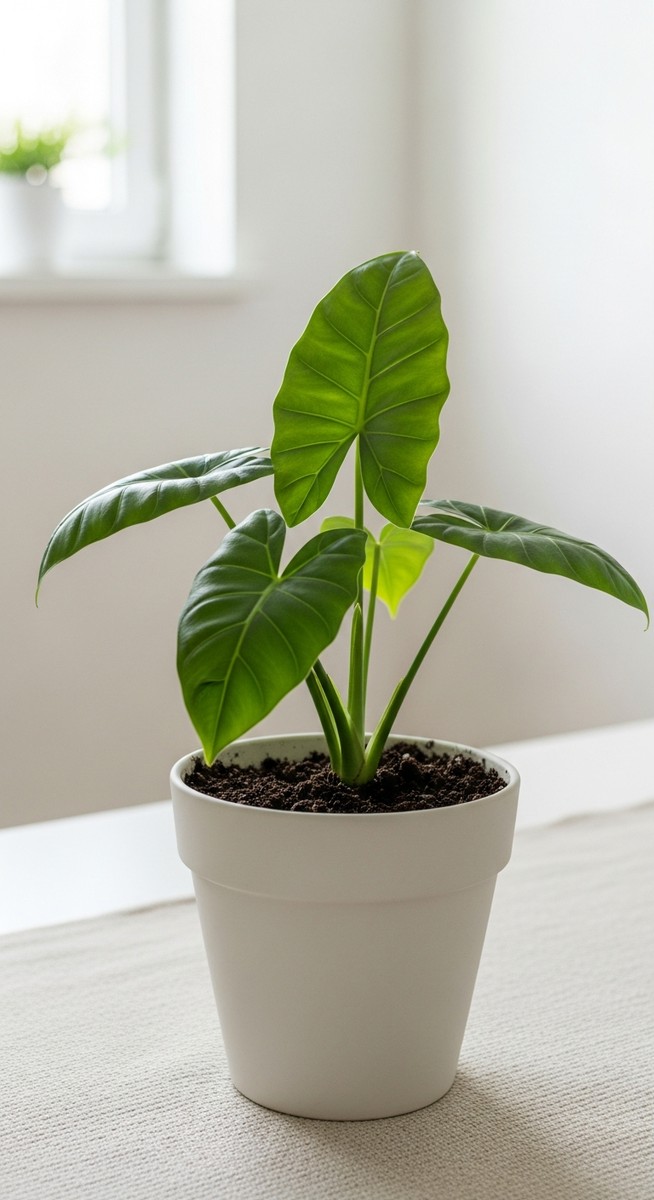 a freshly repotted mistakes plant in a new pot with fresh soil, for repotting mistakes houseplants