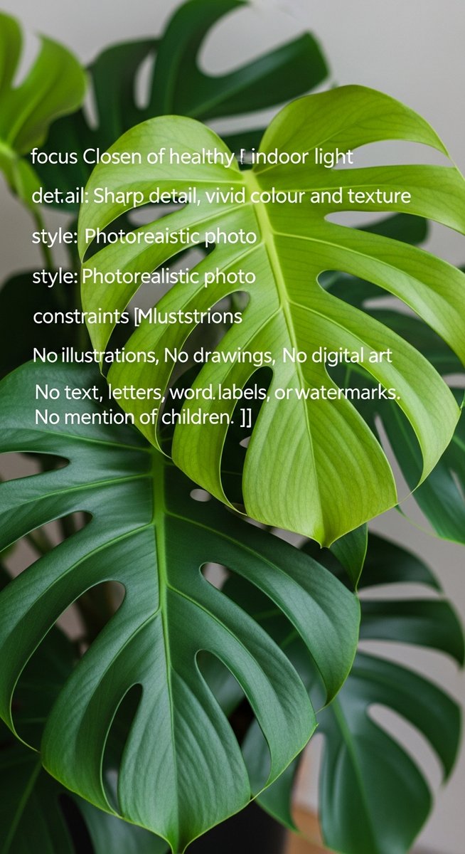 close-up of healthy monstera leaves showing vivid colour and texture, for root bound monstera