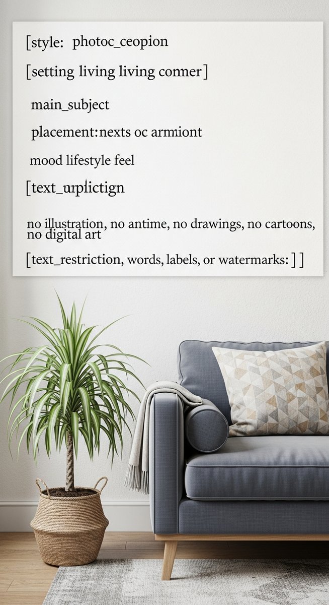 a spider plant plant in a stylish living room corner next to seating, for spider plant benefits