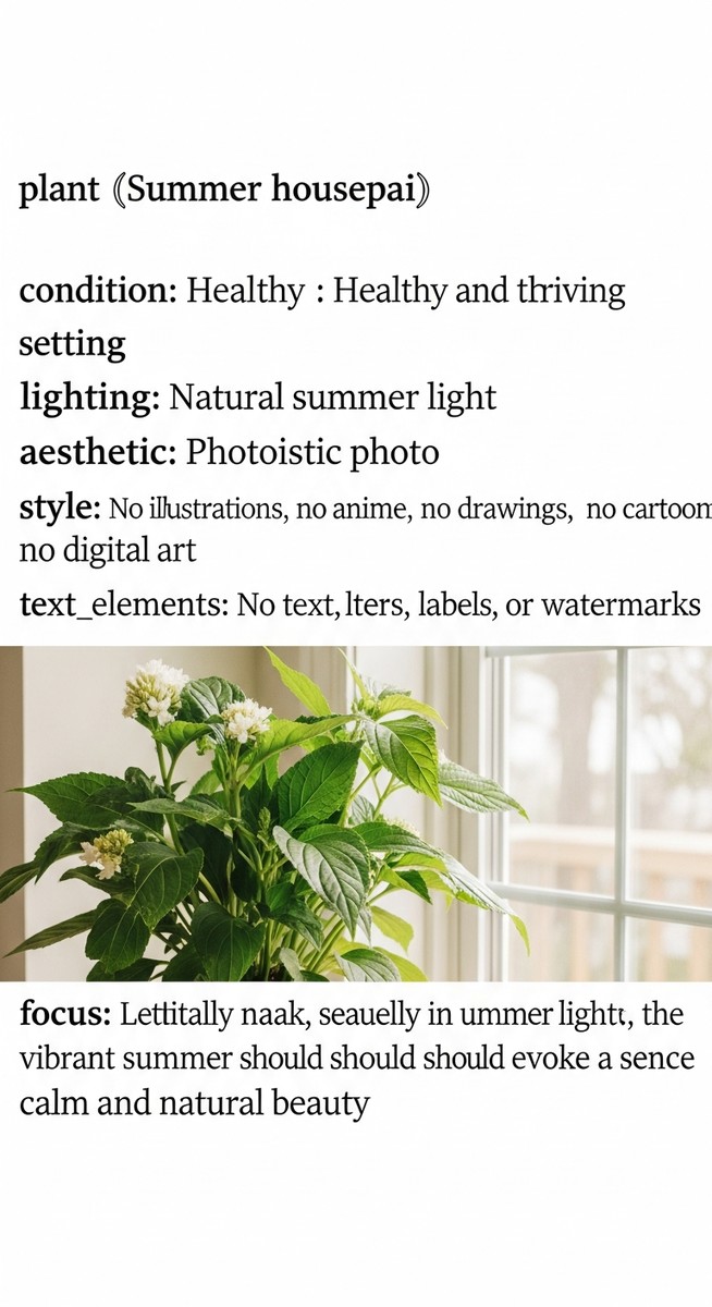 a summer houseplant care plant thriving in a summer home interior in summer