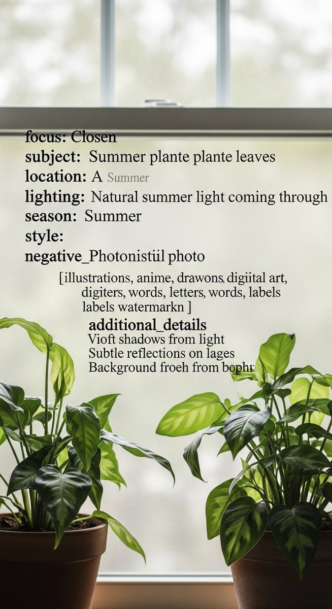 close-up of summer houseplants plant leaves with natural summer light