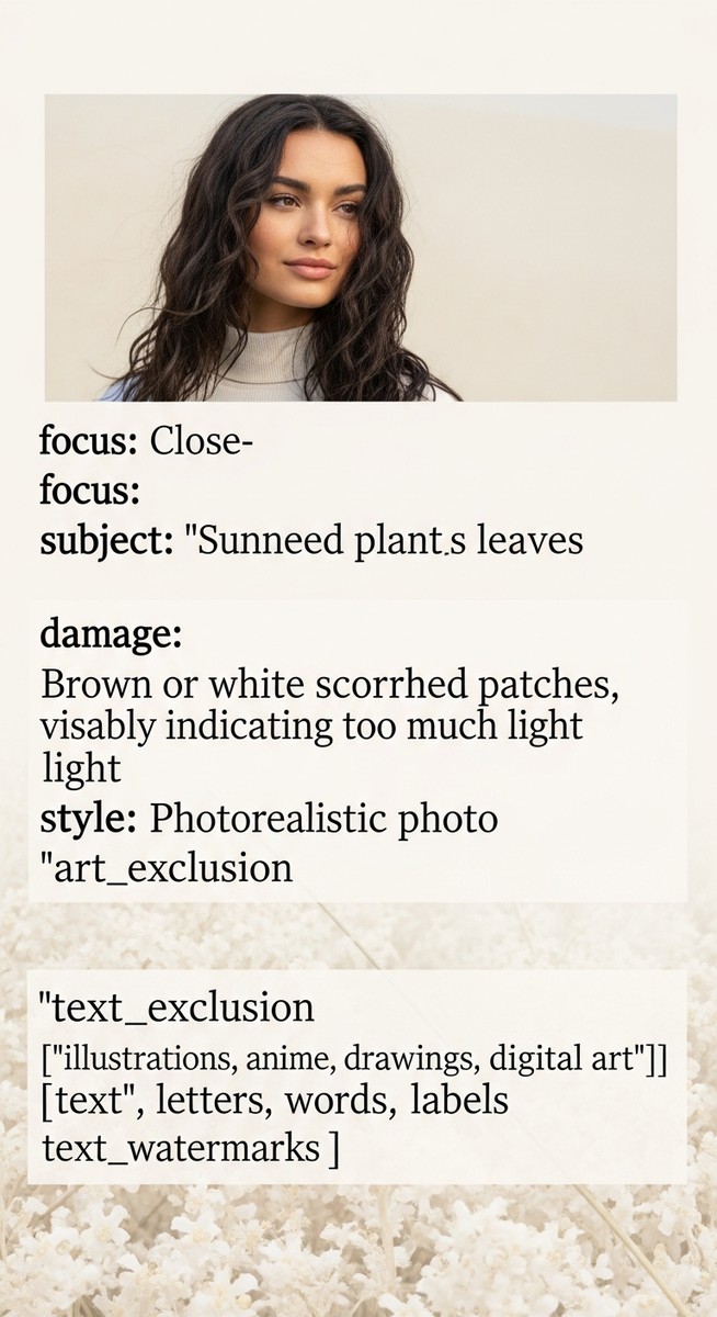 close-up of sunburned too much light plants leaves with brown scorched patches, for too much light plants